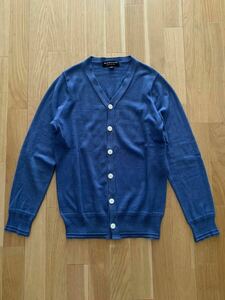 68&BROTHERS カーディガン 68&ブラザーズ Cardigan FAT Size M Blue ブルー シェルコットン