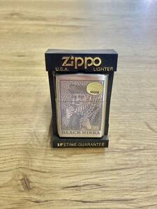 ☆1円スタート☆ ★未開封・未使用品★ ZIPPO ジッポ BLACK NIKKA ブラックニッカ 1998 アサヒビール ケース付 希少