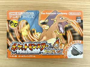 【限定即決】POCKET MONSTERS ポケットモンスター ファイアレッド 箱-取説‐アダプタあり 任天堂 AGB-R-BPRJ N.2816 ゲームボーイ レトロ