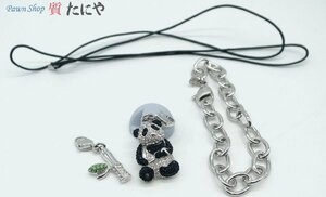 ★☆定形外郵便 送料無料 【スワロフスキー】Swarovski Pandaブレスレット ネックレス 2008年 SCS限定品 ワイルドライフ希少な野生動物☆★