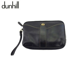 ダンヒル クラッチバッグ セカンド バッグ メンズ ロゴプレート dunhill 中古