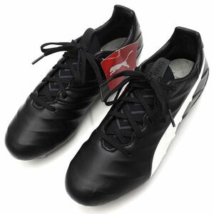 F05239 新品 PUMA/キング プラチナム 21 FG/AG サッカースパイク シューズ 【サイズ：25cm】 ブラック プーマ