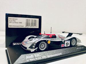 【送料無料】1/43 Minichamps Audi アウディ R8C #9 Abt-Johansson-Ortelli Le Mans 1999