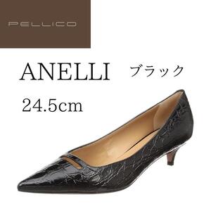 ペリーコ パンプス 0021 ANELLI レディース ブラック 24.0cm