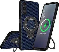 【在庫処分】Xperia 1 VI ケース tpu MagSafe対応 リング付き SONY Xperia 1 VI カバー 多機能スタンド リング マグネット搭載 縦横両対応 隠し収納式 米軍MIL規格 耐衝撃 薄型 超軽量 全面保護 指紋なし 黄変