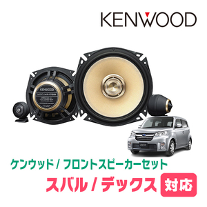 デックス(H20/11～H24/11)用　フロント/スピーカーセット　KENWOOD / KFC-XS175S + SKX-102S + SKB-101　(17cm/高音質モデル)