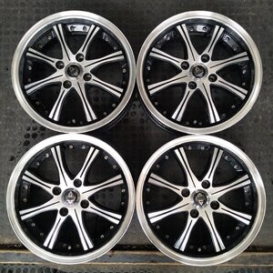 管理番号：A4-59【4本価格】【15x5J 4x100 ET+47 ハブ67】BOLZANOS・軽自動車 コンパクトカー等・店頭引取可能・適格請求書発行可能