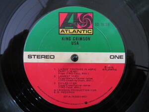 KING CRIMSON/USA (US：Atlantic SD 18136）