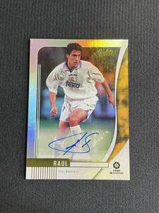 2019-20 Panini Chronicles ラウール Raul 直筆サインカード Auto Real Madrid