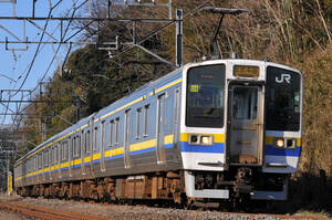 鉄道 デジ 写真 画像 211系 房総色 1