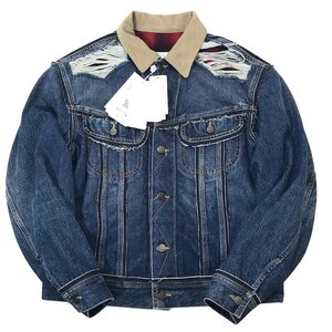 23AW【タグ付・定価347,600円】MAISON MARGIELA x PENDLETON Denim Jacket デニムジャケット 46 ペンドルトン メゾンマルジェラ