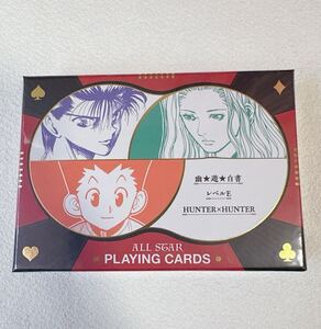 オールスター箔押しトランプ ＜冨樫義博展 -PUZZLE-＞ 幽☆遊☆白書 HUNTER×HUNTER レベルE