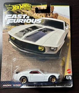 ホットウィール ワイルドスピード 1969 フォード マスタング Boss 302 FAST&FURIOUS mustang Hot Wheels