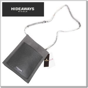 ハイダウエイ HIDEAWAYS NICOLE スクエアショルダーBAG 3165-7202-29(GRAY) BOX BAG