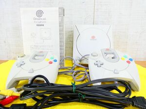 S) (GGG-1) SEGA セガ Dreamcast ドリームキャスト HKT-3000 本体/コントローラー×2 @80 (9)