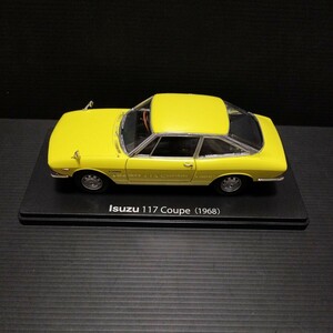 ● 国産名車コレクション「1/24　ISUZU　117 Coupe」1968　ミニカー　いすゞ　117　クーペ