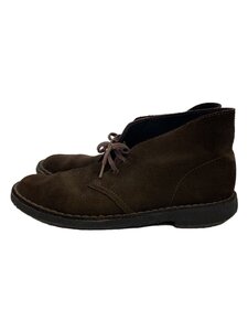 Clarks◆チャッカブーツ/UK8/BRW/スウェード/500629