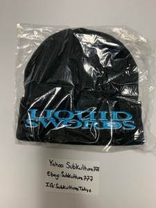 【新品】 Supreme　シュプリーム　LIQUID SWORDS GZA WU TANG BEANIE RARE BLACK　黒　Box Logo　　希少