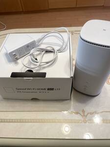 美品 Speed Wi-Fi HOME 5G L13 au uq ホームルーター　スピード Wi-Fi ZTR02SWU