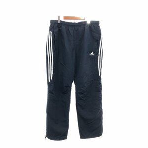 adidas アディダス トラックパンツ パンツ ボトムス スポーツ ネイビー (メンズ M) 中古 古着 P7239