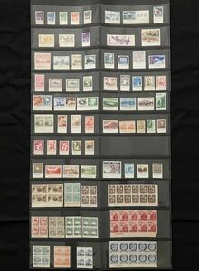 日本切手 (一部琉球切手含む) 銘版つきの切手 いろいろまとめて　未使用