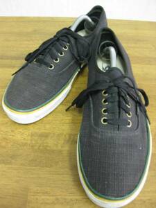 VANS オーセンティック ヘンプ 黒 ラスタ ３０ USED AUTHENTIC