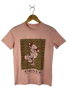 COACH◆Tシャツ/XS/コットン/PNK/3232