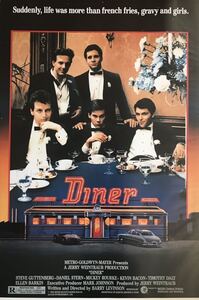 ★J19★バリー・レヴィンソン監督「Diner」/ ポスター