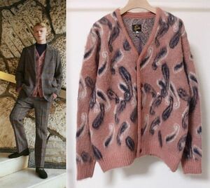 23AW Needles ニードルス Mohair Cardigan Paisley ペイズリー モヘア カーディガン XS