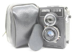 【返品保証】 ルビテル LUBITEL 166 B LOMO 75mm F4.5 ケース付き 二眼カメラ v3460