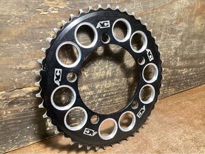 OLD MTB【 Adventure Components 】AC HOLE SHOT アドベンチャーコンポーネント チェーンリング 46T 中古品 検) Vintage XC DH 90‘s 80’s