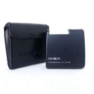 【1円】MINOLTA ミノルタ PROGRAM D 314i ストロボ フラッシュ 撮影機材 カメラアクセサリー 現状品 USED /2409C