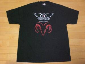 ビンテージ AEROSMITH x DODGE エアロスミス GUNS N’ ROSES Tシャツ METALLICA SLAYER MEGADETH SKID ROW NIRVANA METALLICA AC/DC KISS