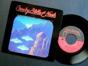 CROSBY, STILLS & NASH Wasted on the Way カナダ盤 Atlantic 1982