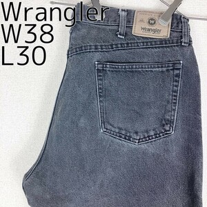 Wrangler ラングラー 976 W38 ブラックデニムボトム 黒 9940