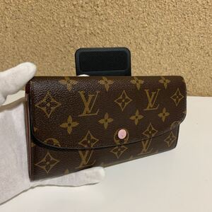 美品　 LOUIS VUITTON ルイヴィトン モノグラム ポルトフォイユ　エミリー　 長財布　ブラウン系