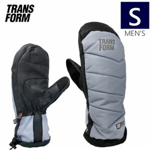 ○22-23 TRANS FORM THE UMP MITTEN カラー:GRAY Sサイズ トランスフォーム スキー スノーボード グローブ