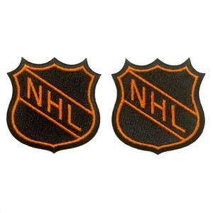 NHL ロゴ ミニサイズ （約５cm）ワッペン ２枚セット B