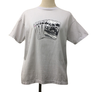 グレースクラス GRACE Class Tシャツ カットソー プルオーバー クルーネック プリント 半袖 36 グレー 黒 ブラック レディース