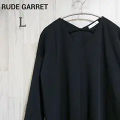 ★RUDE GARRET★ ロング丈 ワンピース ブラック L レディース