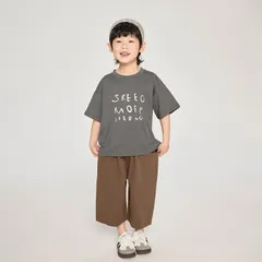 半袖 シャツ 子供服 キッズ キッズ 男の子 韓国子供服 インナー 薄手 丸首 夏 トップス カットソー 吸汗速乾 入園 入学HZQ1650