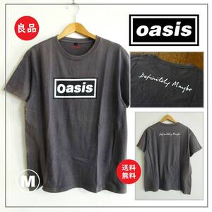 送料込 良品★Oasis 2000年代 ヴィンテージ DECCA ロゴ Tシャツ M★オアシス/RIP SQuads/Definitely Maybe/デッカ/UK/ロック/バンド/日本製