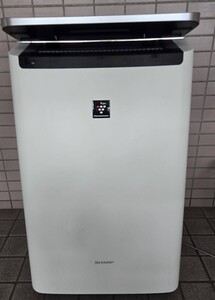 SHARP シャープ プラズマクラスター 加湿空気清浄機 ホワイト KI-HP 100-W 2018年製 動作確認済 中古 現状品 取説付　