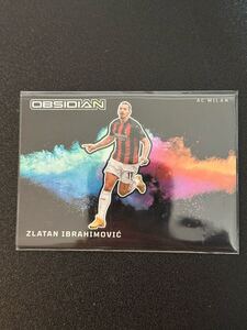 Zlatan Ibrahimovic イブラヒモヴィッチ 激レア 2023-24 Panini Obsidian Soccer - Black color blast ケースヒット - AC Milan 1円～