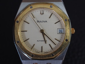 ボーナスセール ヴィンテージ マニア垂涎 ジェラルドジェンタ gerald genta ブローバ BULOVA ロイヤルオーク 自動巻 品番: 4423901