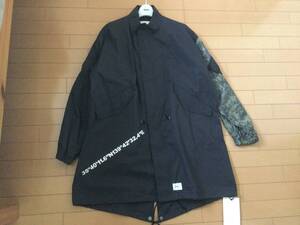 20SS WTAPS W51 COTTON WEATHER BLACK サイズ2 