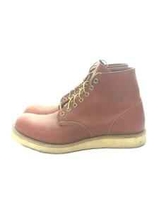 RED WING◆レースアップブーツ・6インチクラシックプレーントゥ/US9/BRW