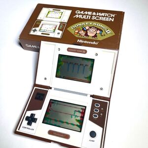 1円〜 任天堂 海外版 Nintendo GAME&WATCH DONKEY KONGⅡ JR-55 ゲームウォッチ ドンキーコング2 マルチスクリーン