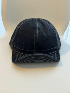 BLACKSIGN ブラックサイン デニム 帽子 （size:L 60cm）Mechanics Cap Long Brim / Dark Indigo