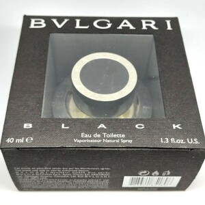 未使用★美品★BVLGARI ブルガリ ブラック オードトワレ 40ml 香水　箱破れ箇所あり